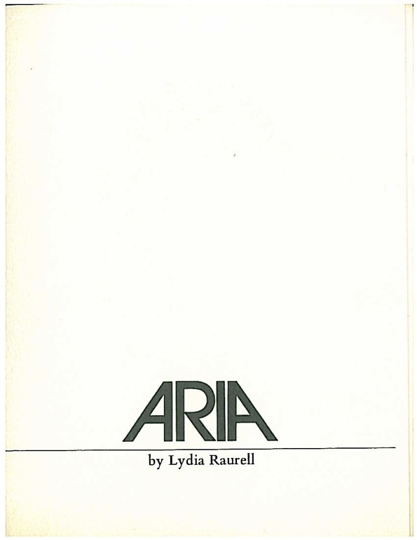 Aria by Lydia Raurell