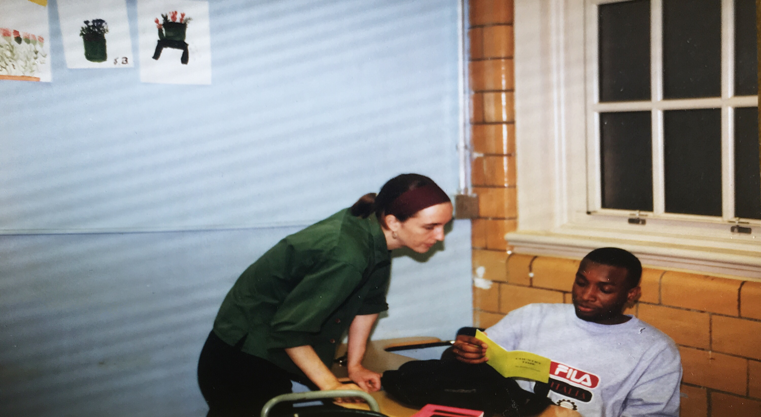 Mollly advising a student.